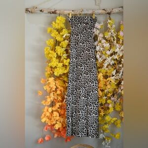 Leopard Print Maxi Dress